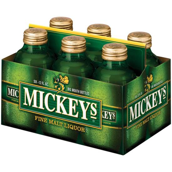 Order MICKEYS 6 PACK BOTTLES 5.6%ABV food online from Princess Liquors store, Port Saint Lucie on bringmethat.com