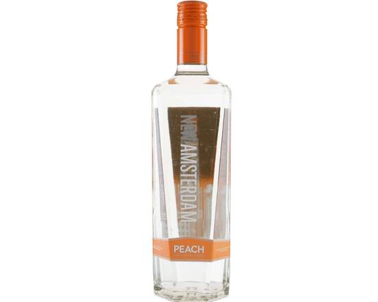 Order New Amsterdam Peach, 750mL (35.0% ABV) food online from Woodbury Wine & Spirits store, ORLANDO on bringmethat.com