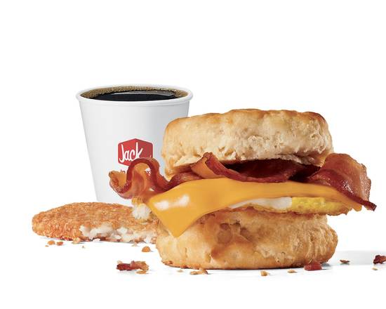 Order Bacon Egg & Cheese Biscuit Combo food online from Jack In The Box store, Honolulu on bringmethat.com