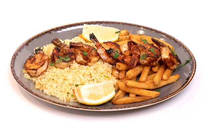 Order Grilled Shrimp Platter food online from Vernon Grille store, New York on bringmethat.com