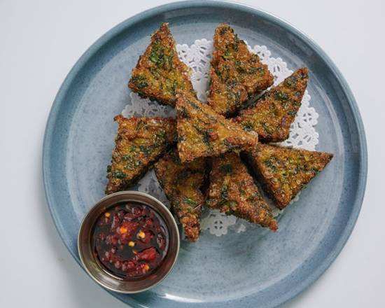 Order Chive Pancake food online from Thai 72 store, New York on bringmethat.com