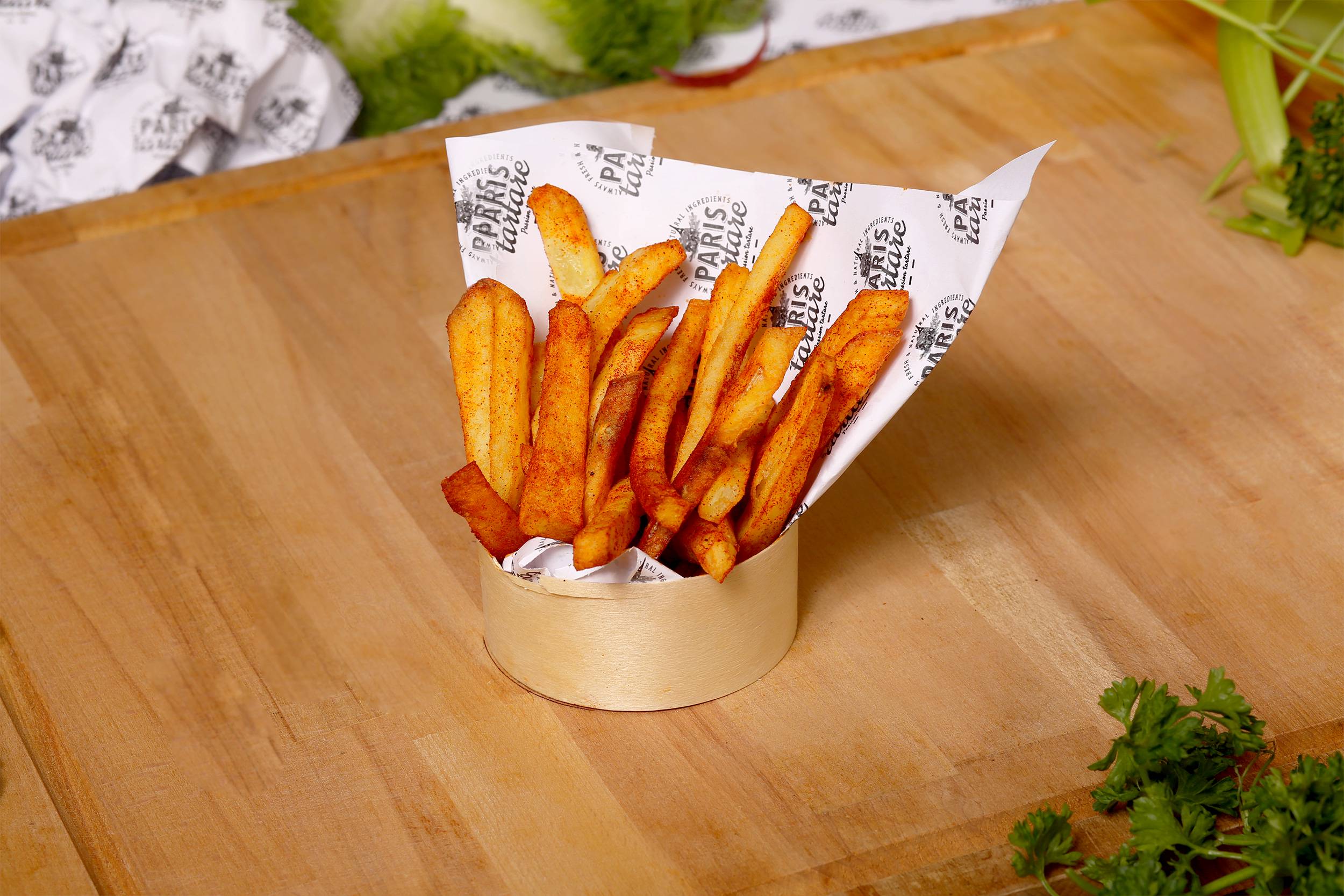 Frites maison paprika