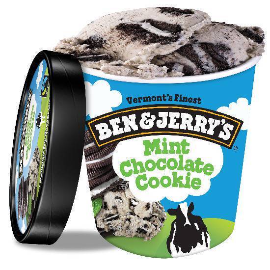 Order Ben and Jerry's Mint Chocolate Cookie food online from The Ice Cream Shop store, Red Oak on bringmethat.com