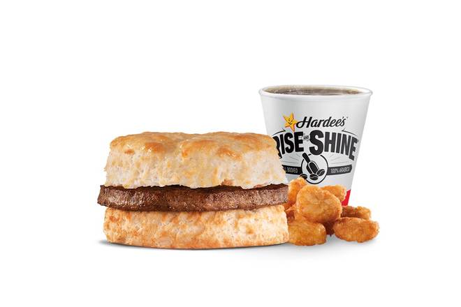 Order Sausage Biscuit Combo food online from Hardee store, Brooksville on bringmethat.com