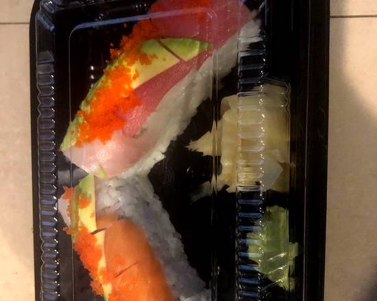 Order Rainbow Roll food online from Sushi Cafe store, Winter Park on bringmethat.com