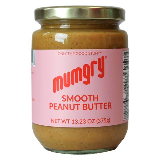 Order Mumgry Smooth Peanut Butter 375g Jar food online from Everyday Needs by Gopuff store, St. Petersburg on bringmethat.com