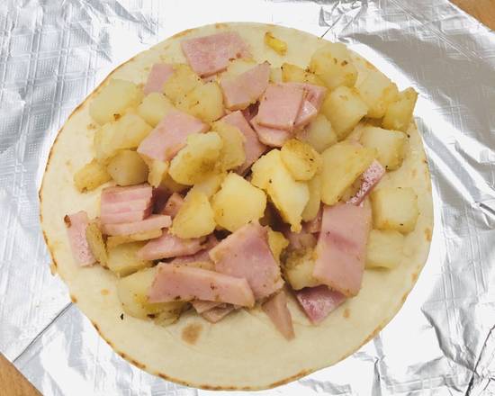 Order Ham & Potato food online from Donut Tacos Palace store, Austin on bringmethat.com