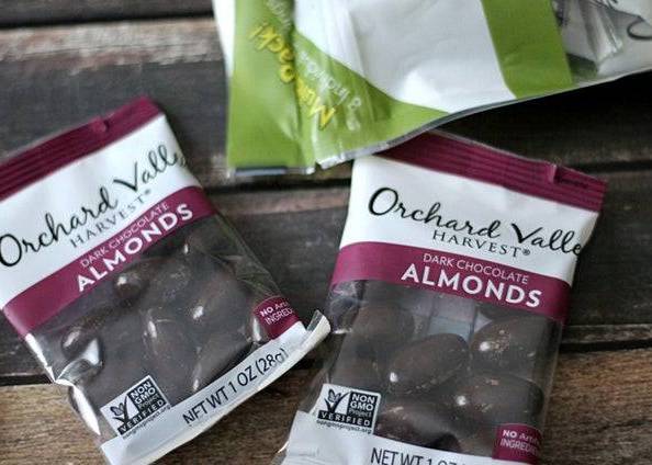 Order Orchard Valley Harvest Almonds, Dark Chocolate Covered Almonds food online from Turbo Merce store, Alpharetta on bringmethat.com