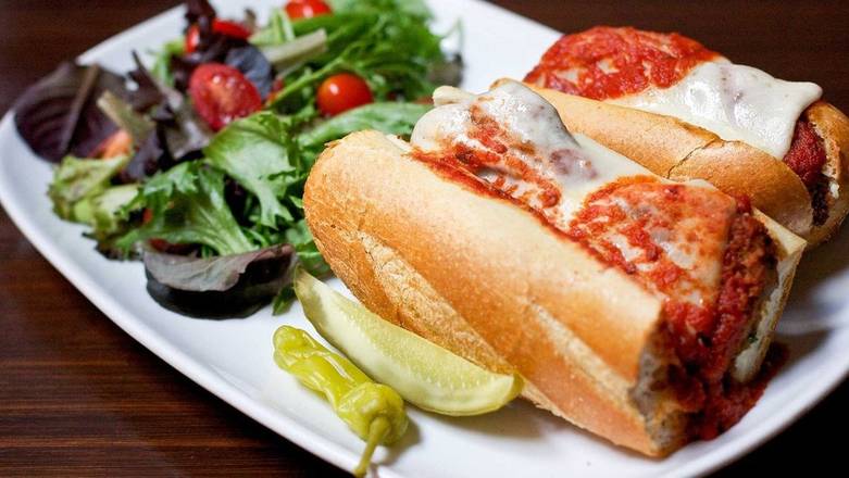 Order Eggplant Parmesan Sandwich food online from Barra Rossa – Philadelphia fka Stella Rossa store, Philadelphia on bringmethat.com