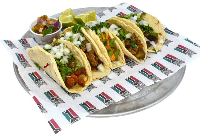 Order Marinated Pork (Pastor) Taco food online from Taco Mobil store, Cornelius on bringmethat.com
