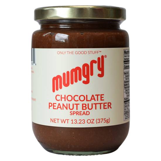Order Mumgry Chocolate Peanut Butter 375g Jar food online from Everyday Needs by Gopuff store, Baton Rouge on bringmethat.com