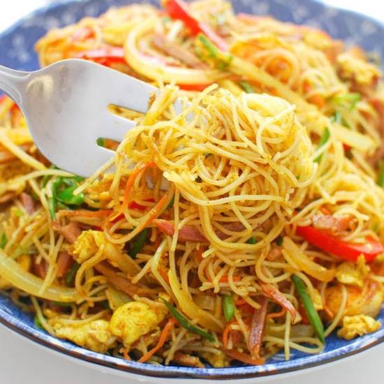 Order 41. Singapore Chow Mein Fun food online from Excel Chinese Restaurant store, South Chesterfield on bringmethat.com