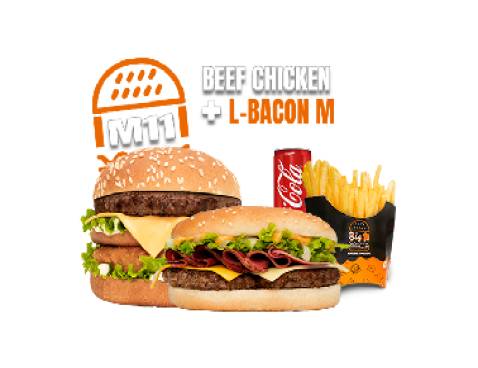 M11 - Beef Chicken + L Bacon M