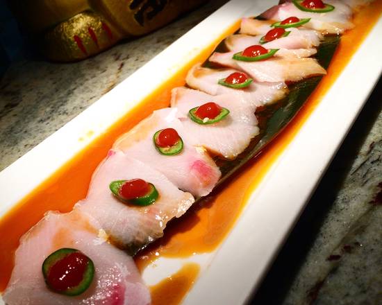 Order Yellowtail Carpaccio food online from Mulan Asian Bistro store, Memphis on bringmethat.com