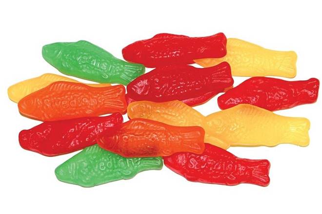 Order Sour Assorted Swedish Fish  food online from Mindy's Munchies store, Boca Raton on bringmethat.com