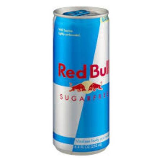 Order RED BULL SUGAR FREE 8.4oz can food online from Duke Liquor & Jr. Market store, Los Angeles on bringmethat.com