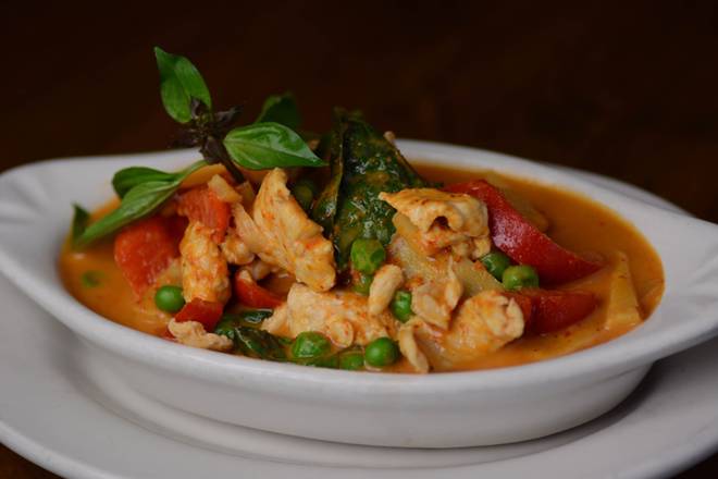 Order #56. Red Curry food online from Thai House store, Charlotte on bringmethat.com