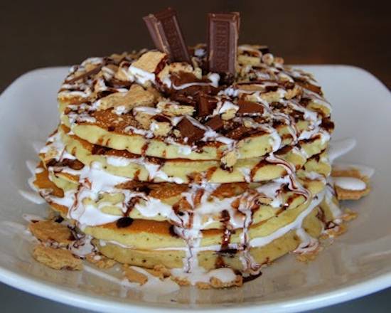 Order Smore’s Pancakes food online from The Royal Breakfast store, Fort Myers on bringmethat.com