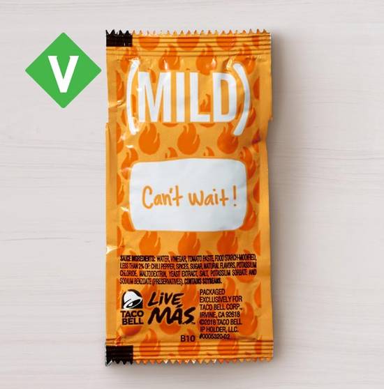 Order Mild Sauce Packet food online from Taco Bell store, Talladega on bringmethat.com