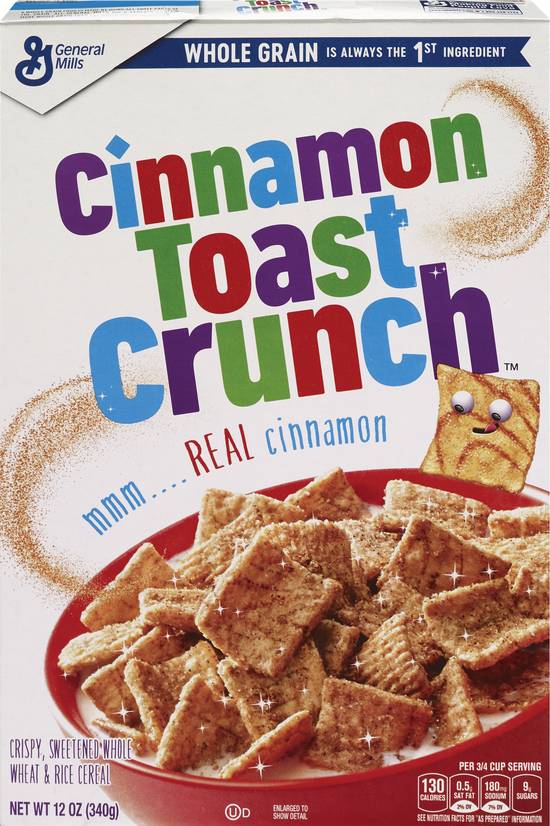 Order General Mills Cinnamon Toast Crunch Cereal food online from Cvs store, MARTINEZ on bringmethat.com