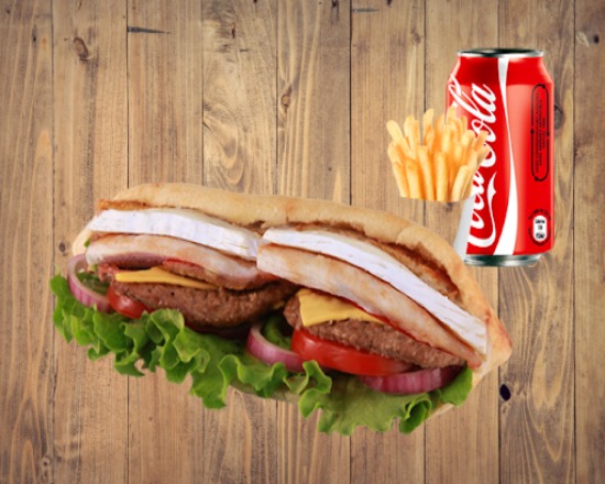 Menu Sandwich le steak qui rit