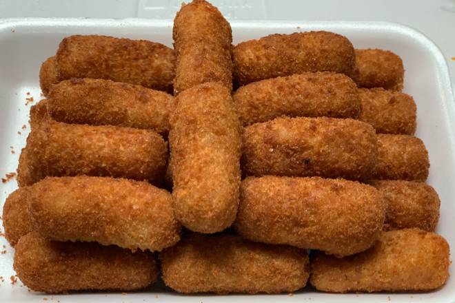 Order Croquetta Platter (25 pc) food online from Florida Bakery store, Tampa on bringmethat.com