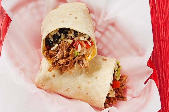 Order Shredded Brisket Burrito food online from Fuzzy's Taco Shop store, Beaumont on bringmethat.com