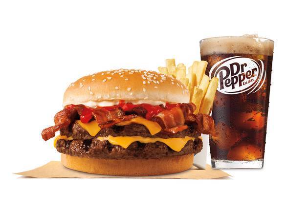 Order BACON KING™ Sandwich Meal food online from Burger King store, St Petersburg on bringmethat.com