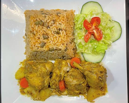 Order Curry Chicken food online from Caribbean Island Restaurant store, Naples on bringmethat.com