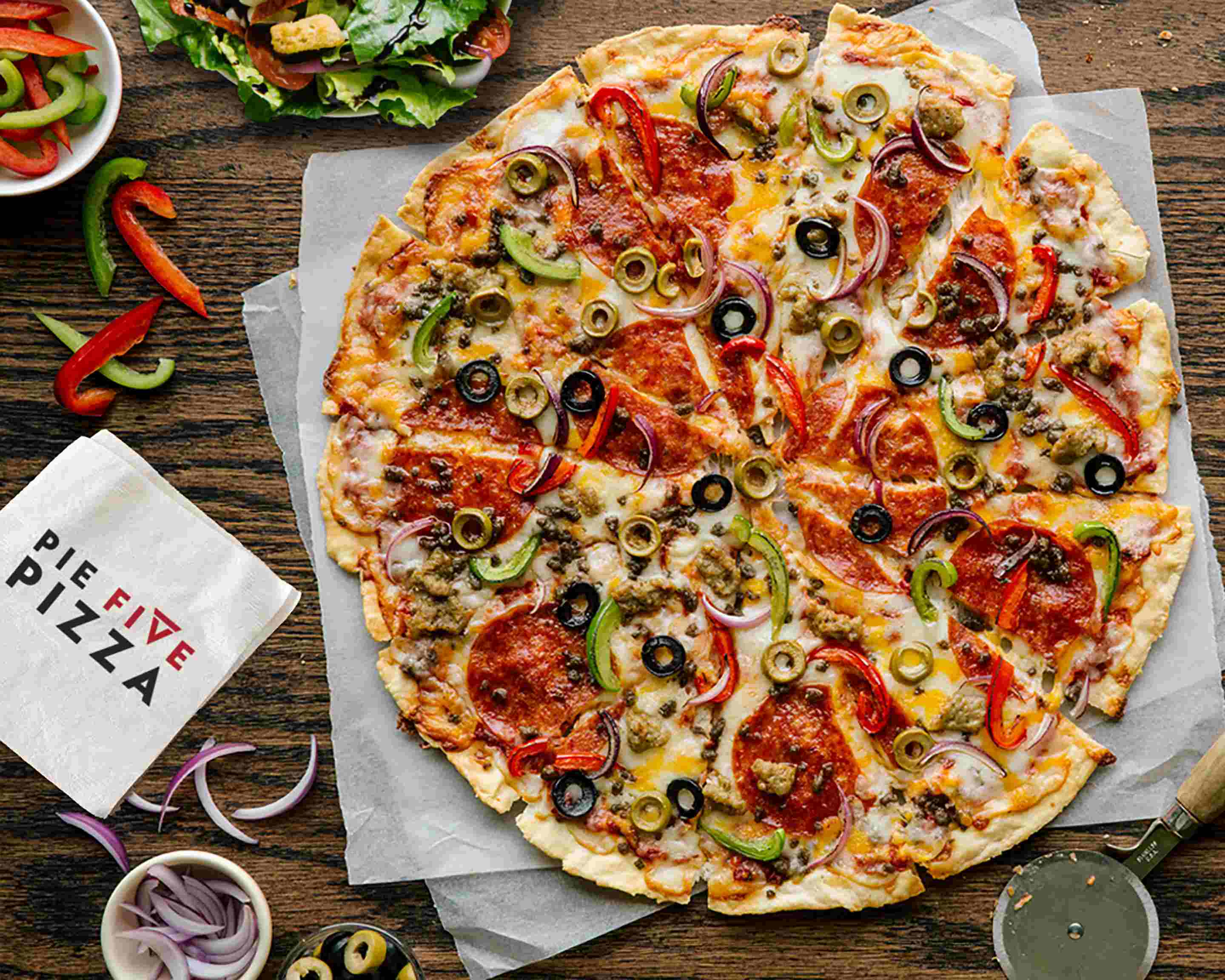 Order Pie Five Pizza Company (2121 S Yukon Pkwy Ste 100) Menu Delivery Online Yukon Menu