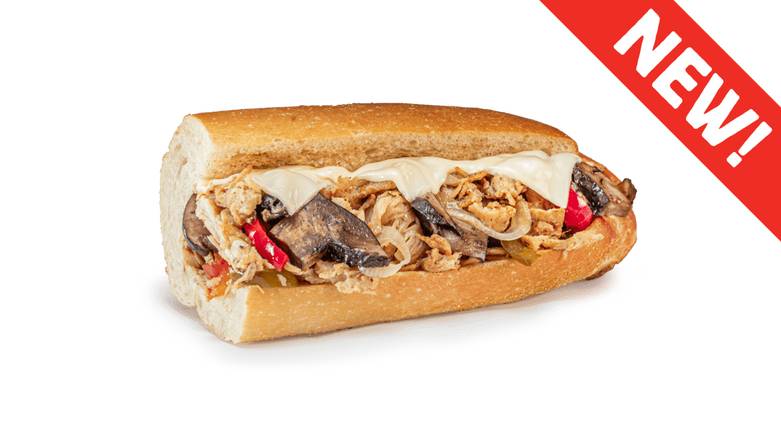 Order #65 Portabella Chicken Cheese Steak food online from Jersey Mike store, Honolulu on bringmethat.com