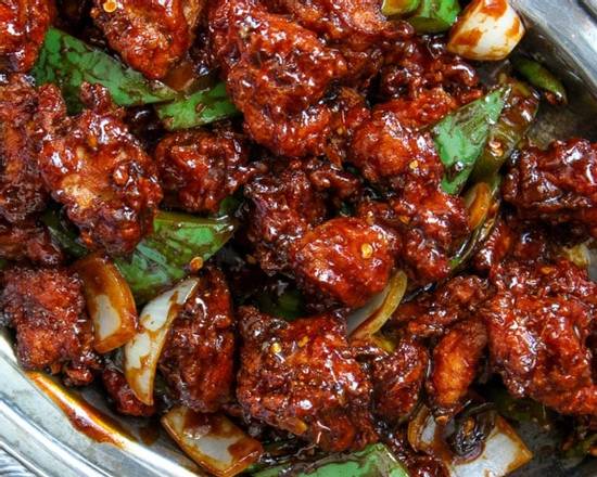 Order Spicy Chilli Chicken food online from Desi Chops store, Terrace on bringmethat.com