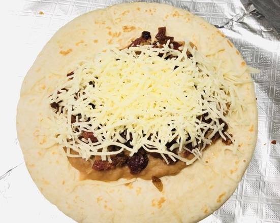 Order Bean, Bacon, & Cheese food online from Donut Tacos Palace store, Austin on bringmethat.com
