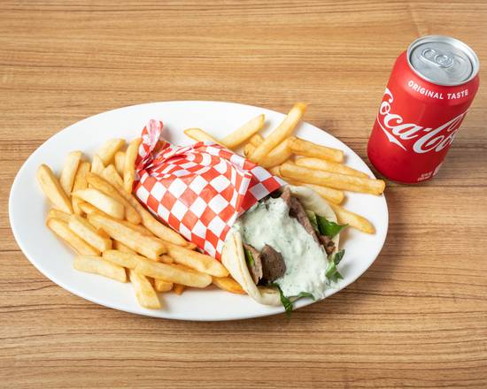 Order Gyro Sandwich food online from Alazayem store, Seattle on bringmethat.com