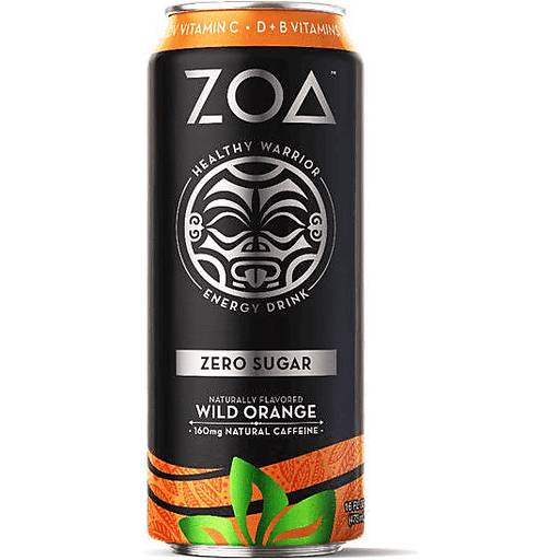 Order ZOA Energy Zero Sugar Wild Orange (16 OZ) 137655 food online from Bevmo! store, Albany on bringmethat.com
