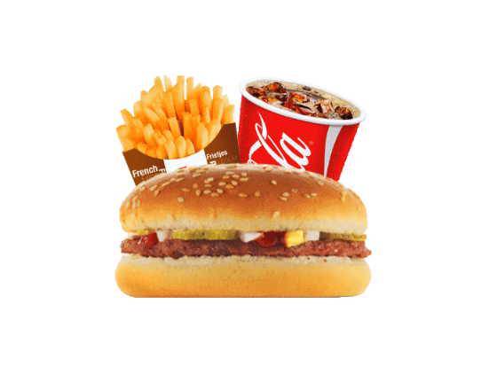 Menu super cheeseburger