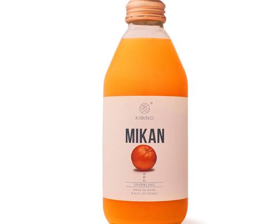 Order Mikan(Tangerine) Sparkling (250ml) food online from Mogumogu store, Los Angeles on bringmethat.com