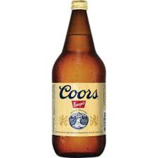 Order COORS BANQUET 32OZ BOTTLE food online from Duke Liquor & Jr. Market store, Los Angeles on bringmethat.com