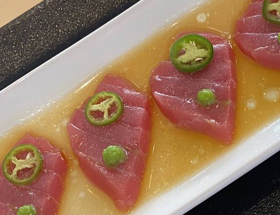 Order Super Toro W/Jalapeno Sashimi food online from Yu-n-mi store, Beverly Hills on bringmethat.com