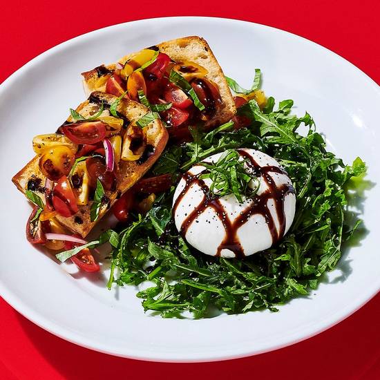 Order Burrata Mozzarella Bruschetta food online from Dave & Buster's store, Orlando on bringmethat.com