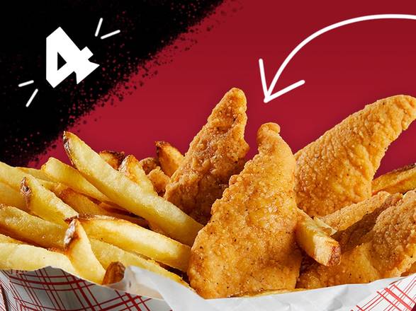 Order 4 Piece Chicken Tenders & Fries food online from Primanti Bros store, State College on bringmethat.com