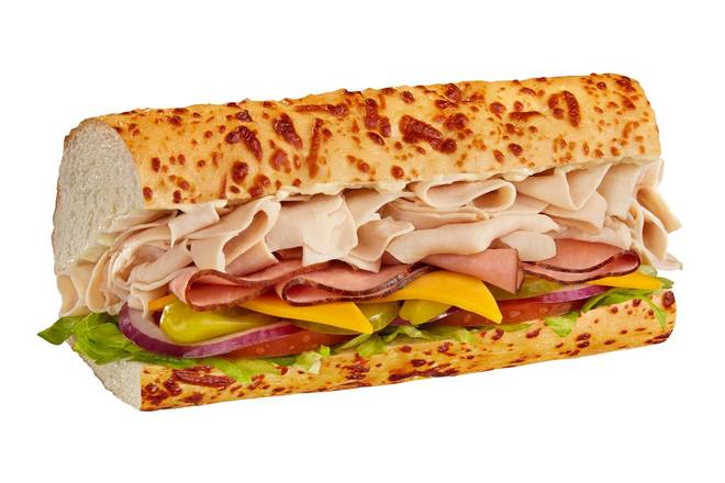 Order #26 Turkey, Ham & Cheddar food online from Togos Eatery store, Santa Clara on bringmethat.com