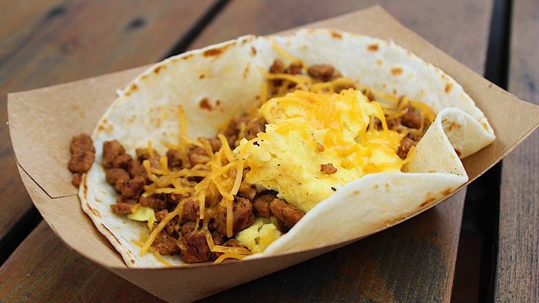 Order Chorizo, Egg and Cheese food online from R Taco store, Minneapolis on bringmethat.com