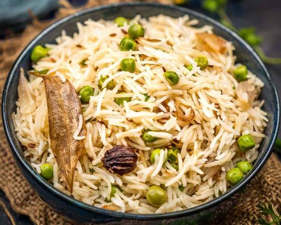 Order Matar Pulao food online from Hadi Restaurant store, New York on bringmethat.com