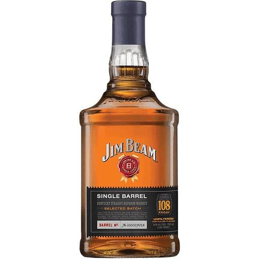 Order Jim Beam Bourbon Single Barrel Select 108Pf (750 ML) 137856 food online from Bevmo! store, Los Angeles on bringmethat.com