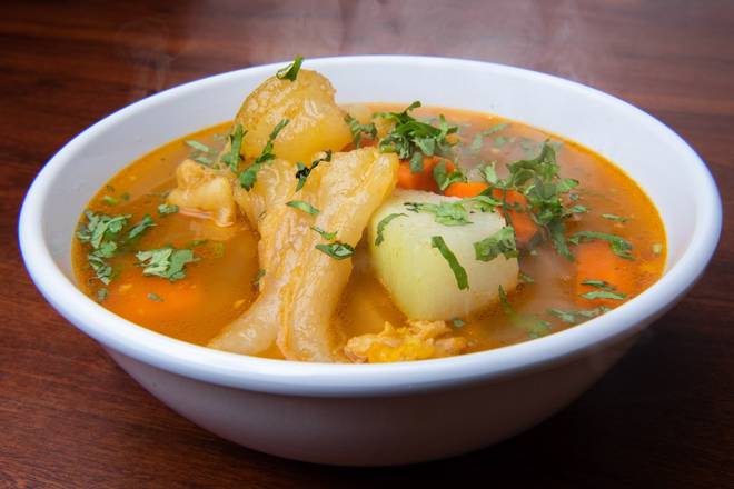 Order Caldo de Pata food online from El Tipico Quetzal Cafeteria store, West Palm Beach on bringmethat.com
