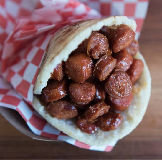 Order Chistorra Arepa food online from La Latina store, Miami on bringmethat.com