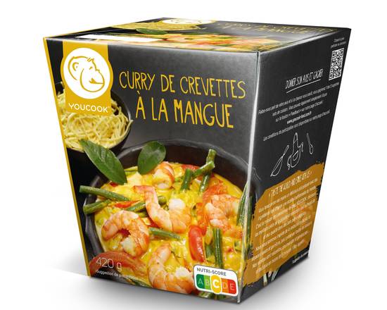 Curry crevettes mangue - 420g