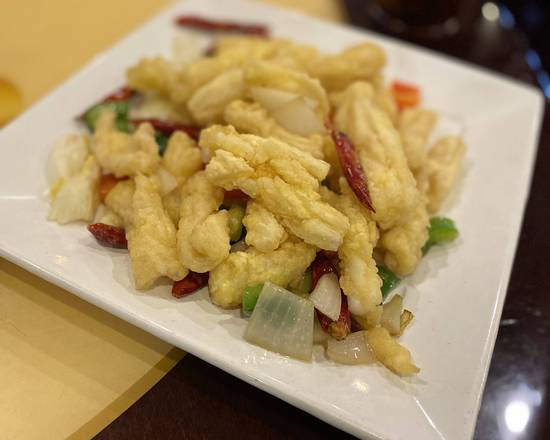 Order SF24. Squid in Special Salt food online from Din Ho Chinese BBQ store, Austin on bringmethat.com