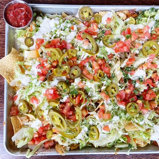 Order Nacho Tray Appetizer food online from Granite City store, Kansas City on bringmethat.com